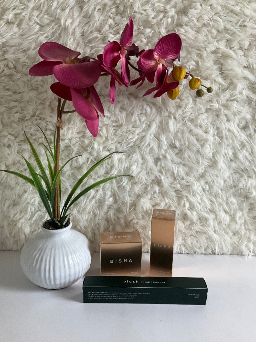 BISHA SETTING POWDER & RICE WATER MAKE-UP REMOVER W/ BONUS CIELE POWDER BLUSH!